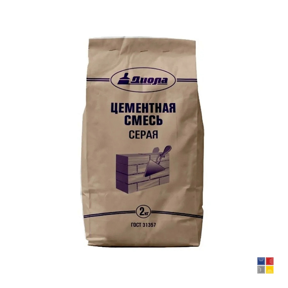 Цементная смесь серая 2 кг