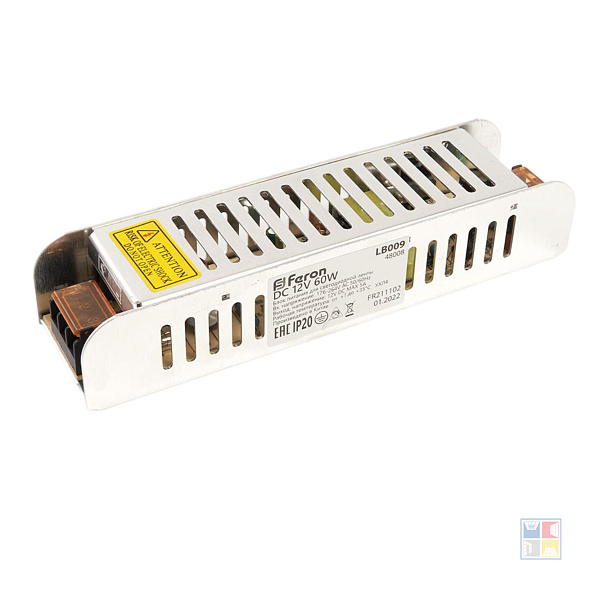 Драйвер 60W, 12V, LB009 