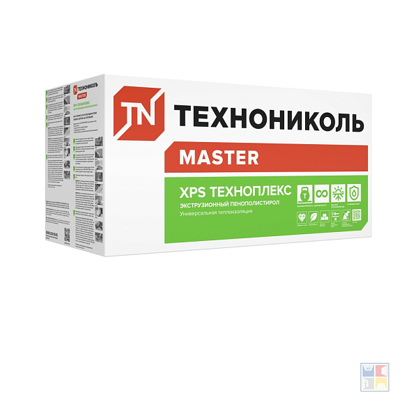 Экструзионный пенополистирол Техноплекс 1180х580х30 мм 
