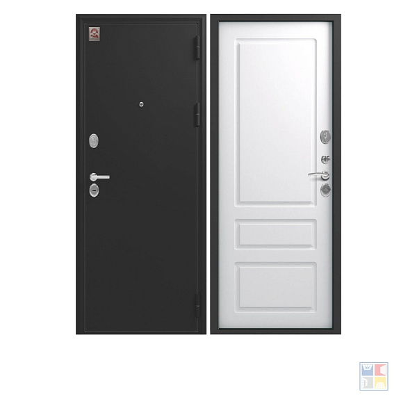 Дверь входная Центурион LUX-6 2022 черный муар/софт / 860L 