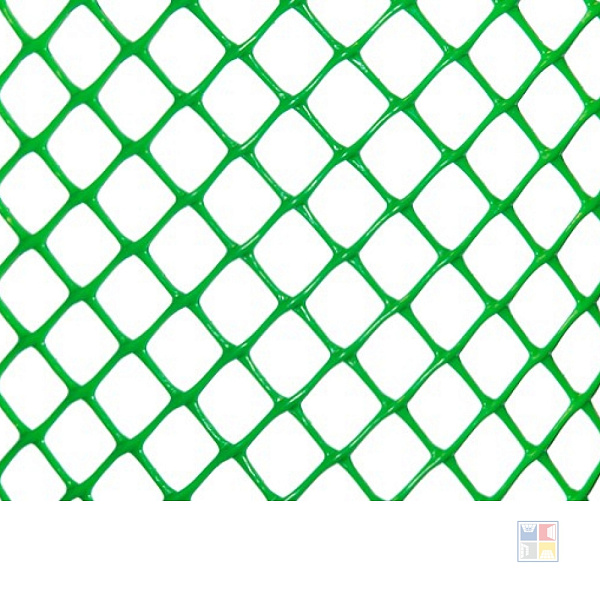 Решетка садовая 1х10 м ячейка 17х17 мм зеленая 