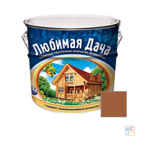 Защитно-декоративное покрытие Любимая дача для дерева груша 2,7 л 