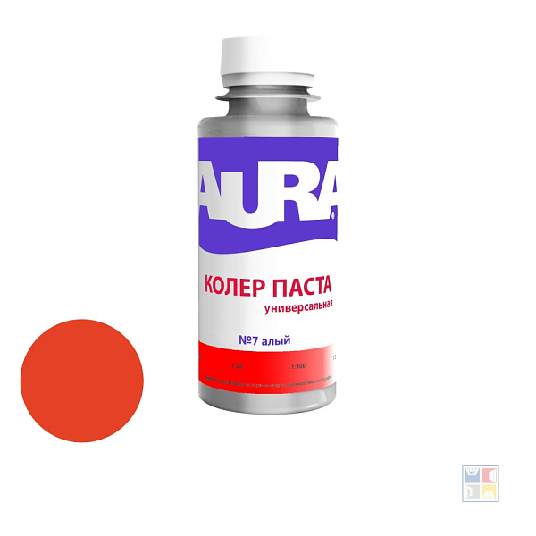 Колер паста алый №7 Aura 