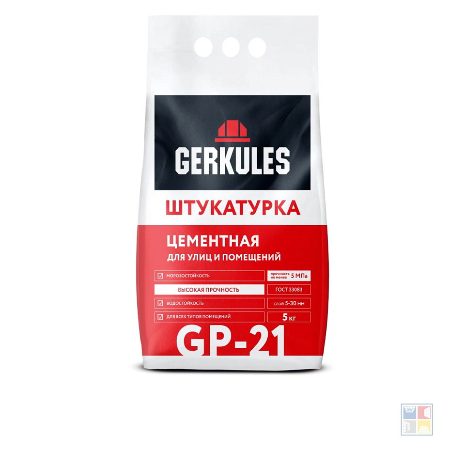 Штукатурка цементная GP21 5 кг