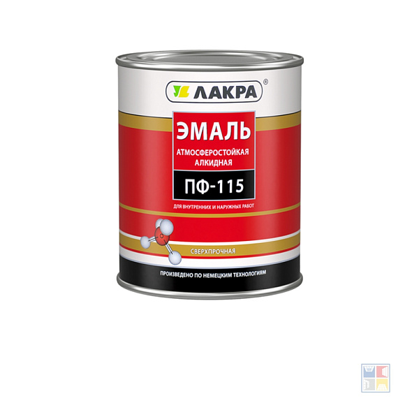 Эмаль универсальная алкидная ПФ-115 шоколадно-коричневая 1 кг 