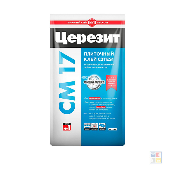 Клей для плитки СМ17 5 кг 