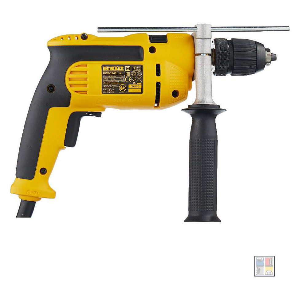 Дрель ударная DeWALT DWD024KS