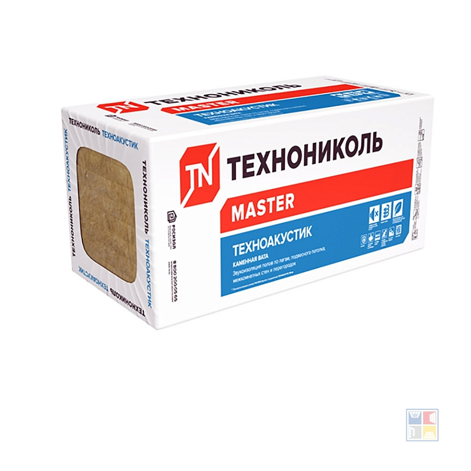Утеплитель базальтовый Техноакустик 50х600х1200 мм