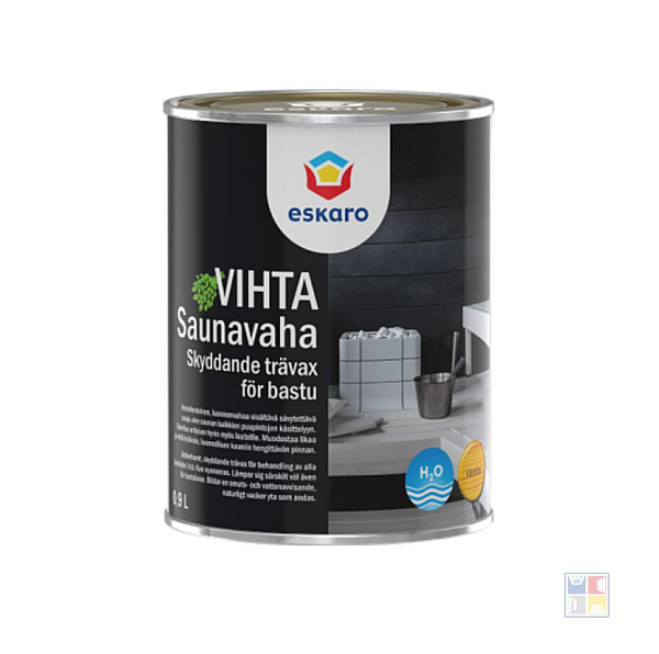 Защитный состав для сауны Saunavaha Vihta Varvitu бесцветный 0,9 л 