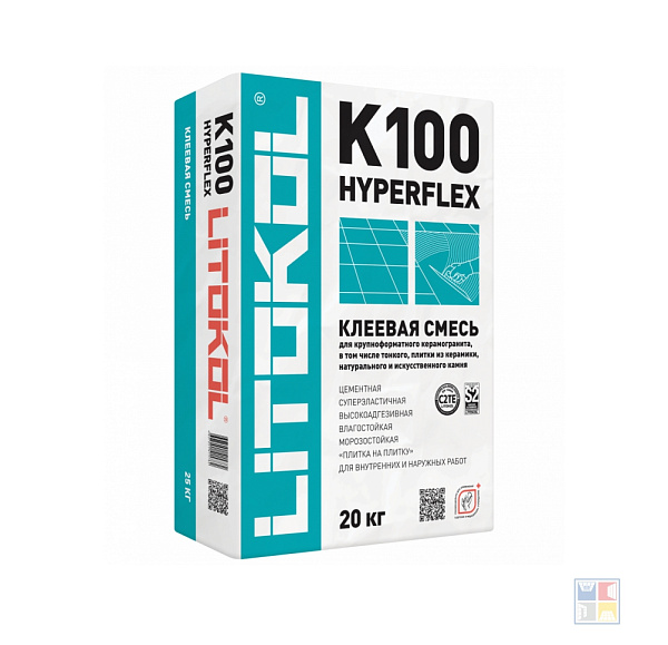 Клей K100 для крупноформатных плит  
