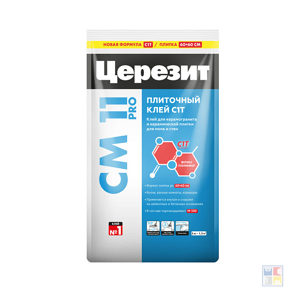 Клей для керамогранита СМ11 PRO 5 кг 