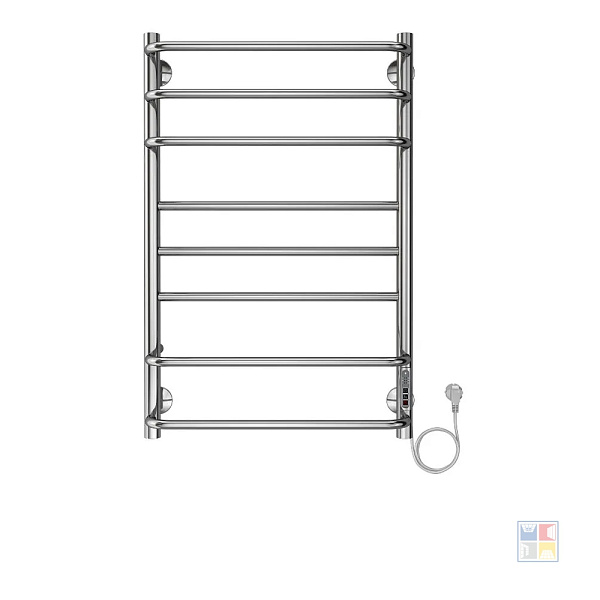 Полотенцесушитель электрический Trapezio 500х800, хром (диммер справа) 