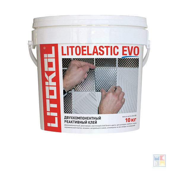 Клей реактивный двухкомпонентный LitoElastik 10кг  