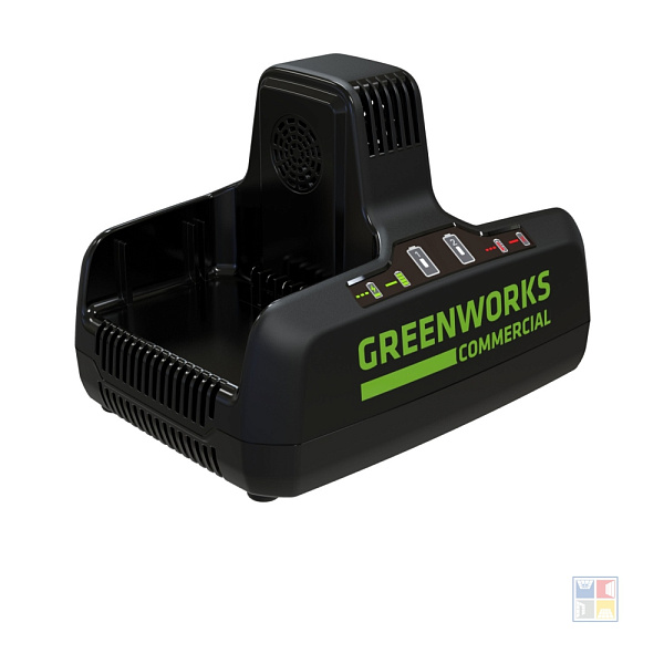 Зарядное устройство быстрое для 2-х АКБ  Greenworks G82C2 82В, 8Ач 