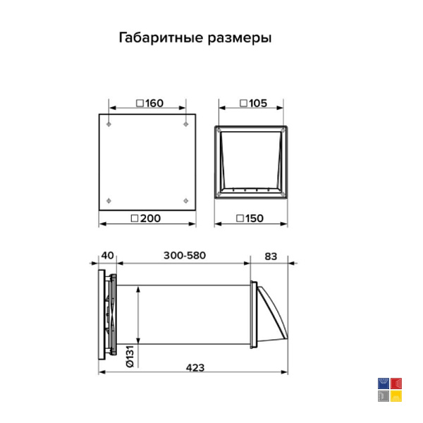 Рекуператор CUPER D125 
