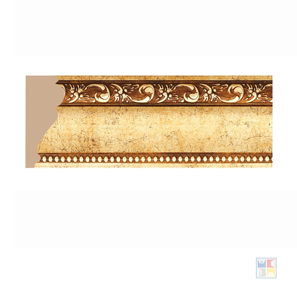 Молдинг 161-552 60х22х2400 мм Античное золото 