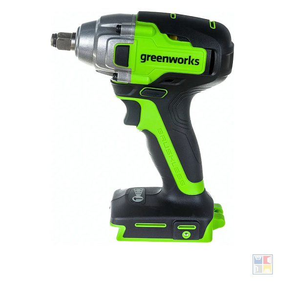 Гайковерт аккумуляторный ударный Greenworks GD24IW,24B 
