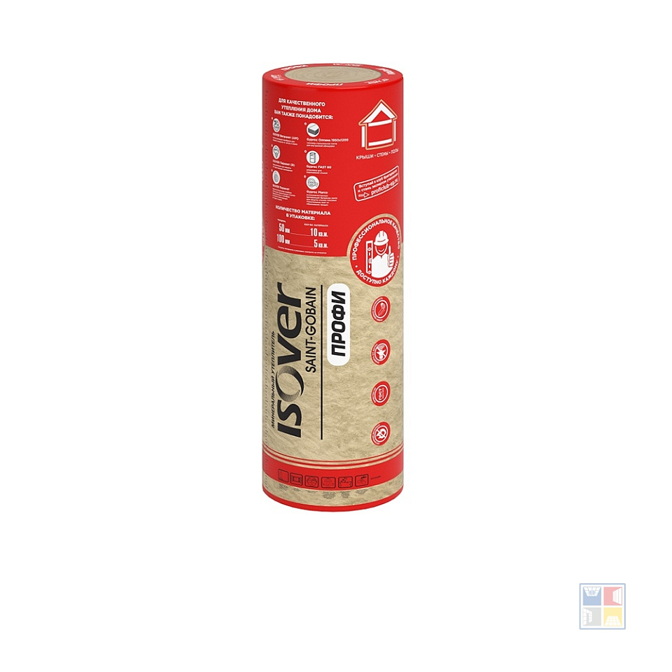 Утеплитель Isover/Vetonit ПРОФИ-50х(4рулх610)х4100 мм