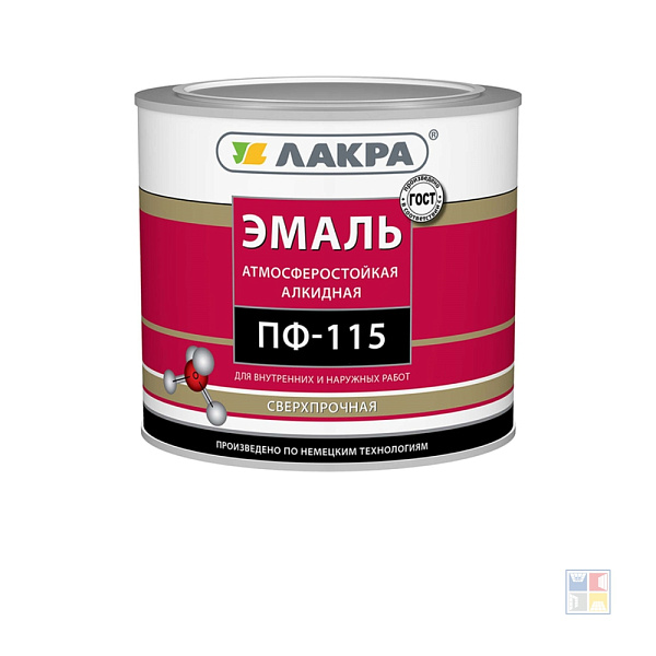 Эмаль универсальная алкидная ПФ-115 черная 1,9 кг 