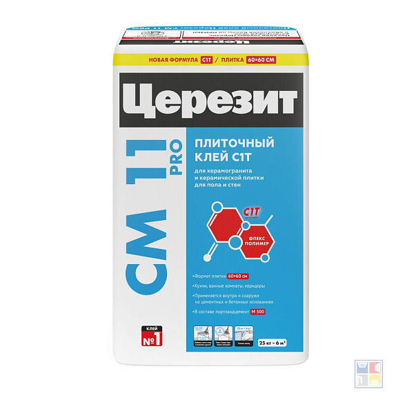 Клей для керамогранита СМ11 PRO 25 кг 